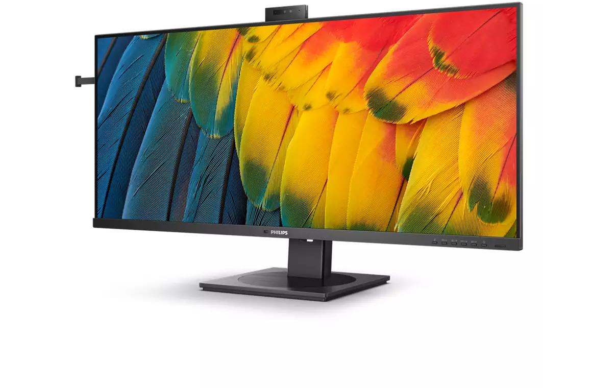 Philips 40B1U5601H/00 – Monitor, 40", IPS, 120 Hz, 300 cd/m², KVM, Webcam, USB-C, VESA 100 × 100, Schwarz