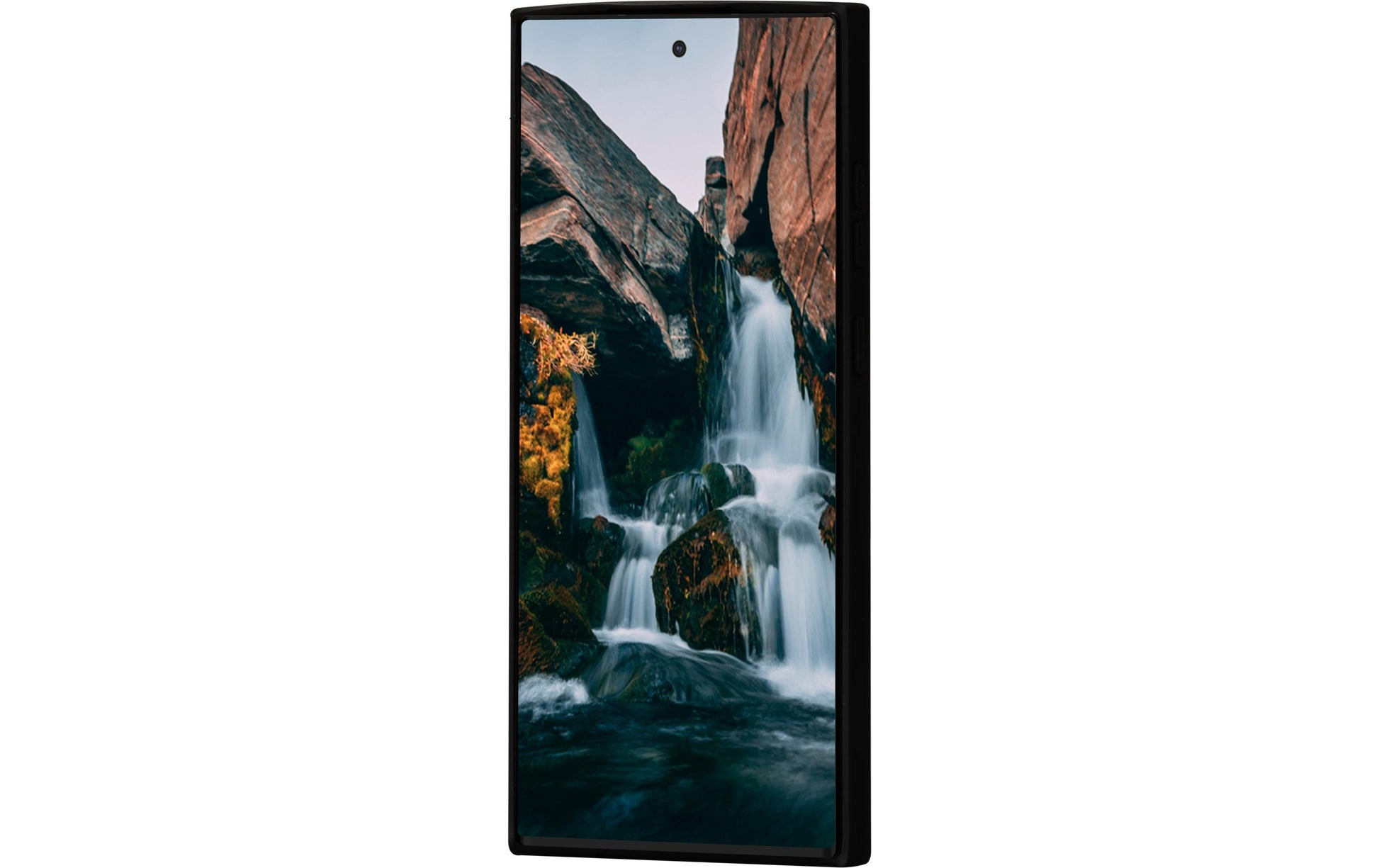dbramante1928 Backcover – für Samsung Galaxy S23 Ultra, Recycling-Kunststoff, Night Black, kabelloses Laden