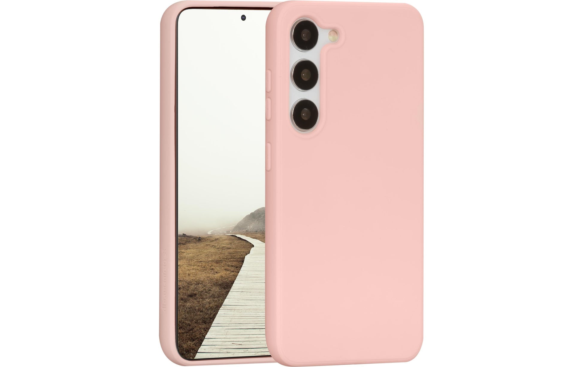 dbramante1928 Greenland – Backcover – für Samsung Galaxy S23, Recycling-Kunststoff, Pink Sand