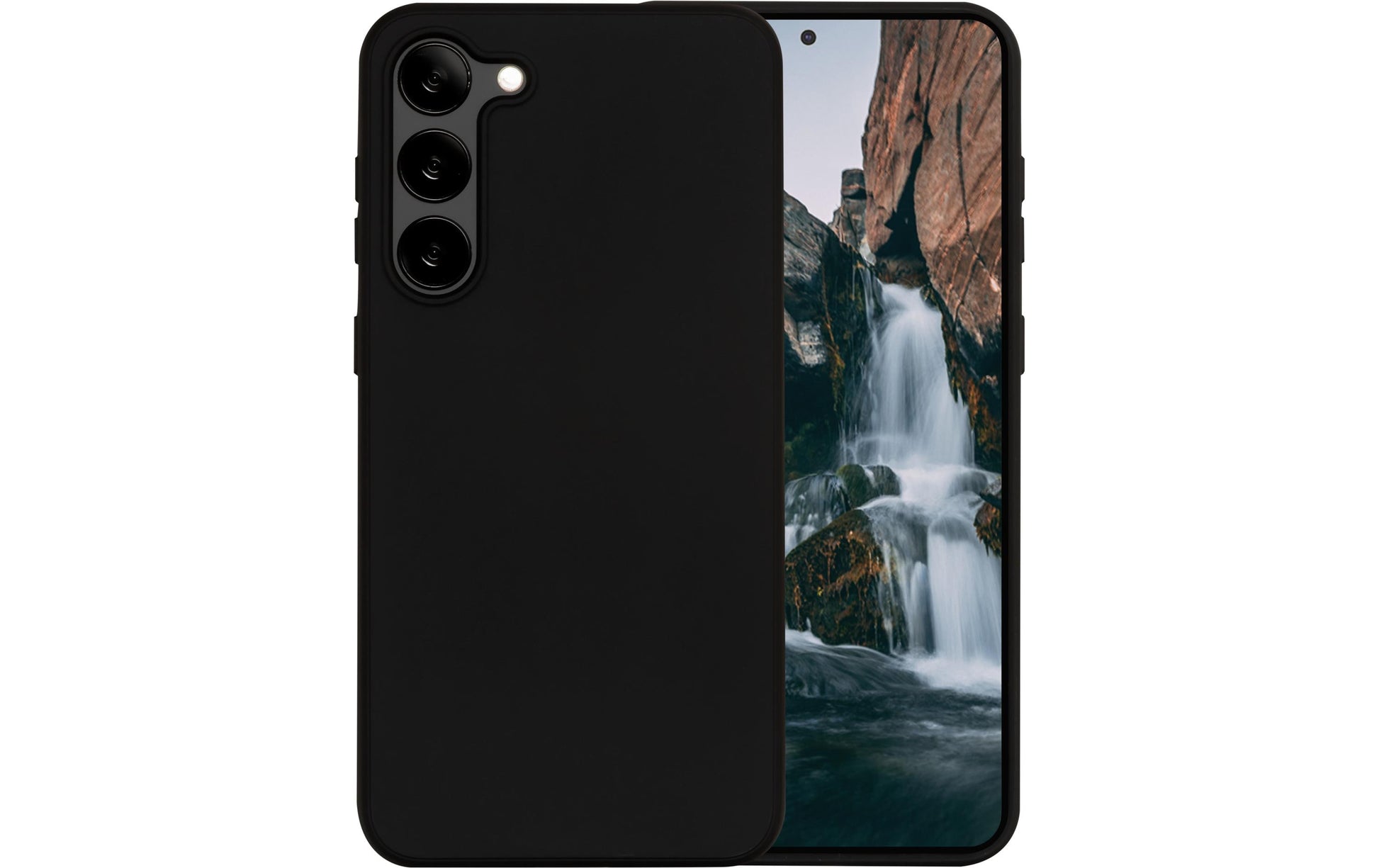 dbramante1928 Greenland Backcover – für Samsung Galaxy S23, Night Black, schlagfest, kratzresistent