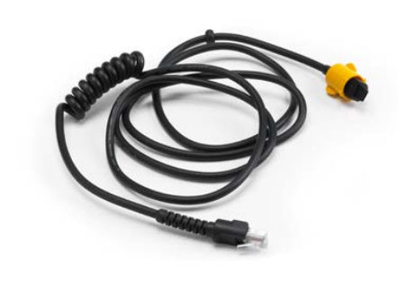 Zebra Serielles Kabel mit Zugentlastung, Schwarz – für QLn220/QLn320/QLn420, P1031365-054
