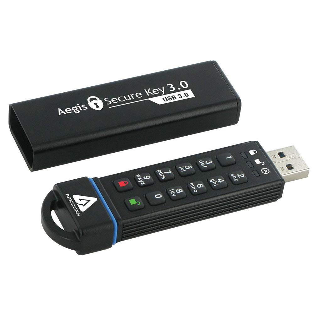 Apricorn Aegis Secure Key USB3 240 GB – für Windows/Mac/Linux