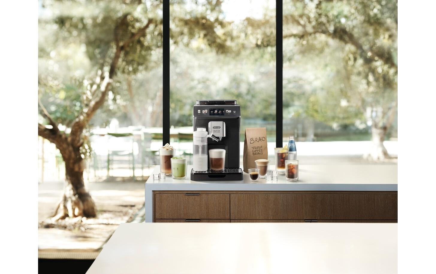 De’Longhi Eletta Explore Kaffeevollautomat – 19 bar, 1,8 l, 300 g, Schwarz