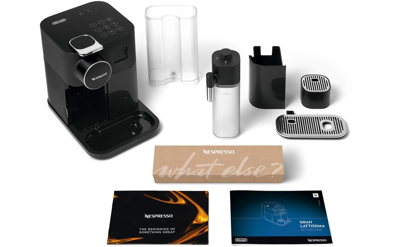 De’Longhi Gran Lattissima Kapselmaschine – für Nespresso-Kapseln, 19 bar, 1,3 l, Schwarz