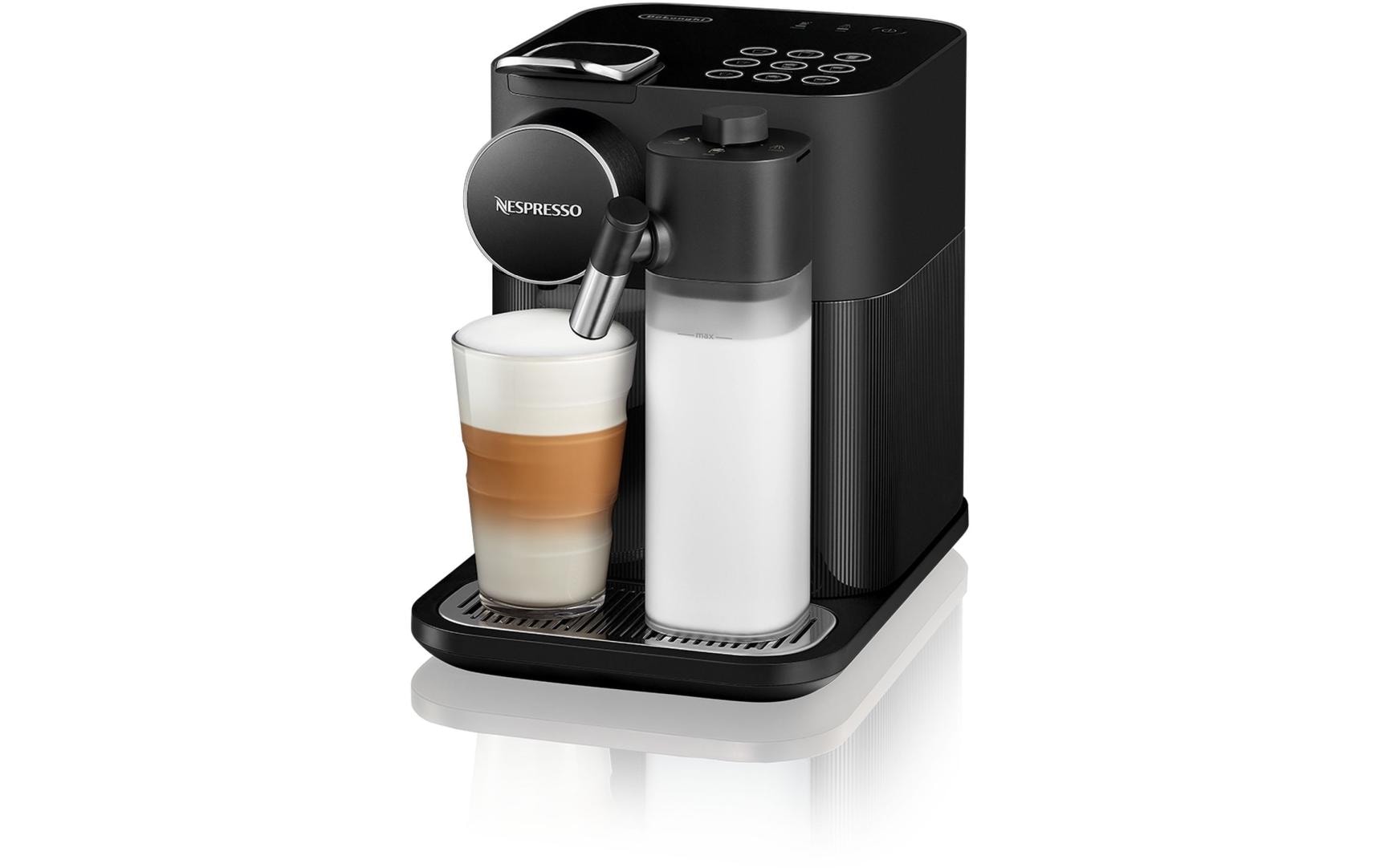 De’Longhi Gran Lattissima Kapselmaschine – für Nespresso-Kapseln, 19 bar, 1,3 l, Schwarz