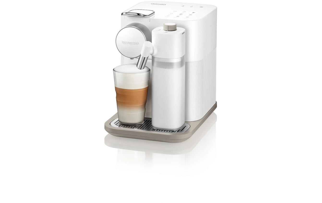 De’Longhi Gran Lattissima Kapselmaschine – für Nespresso-Kapseln, 19 bar, 1,3 l, Weiss