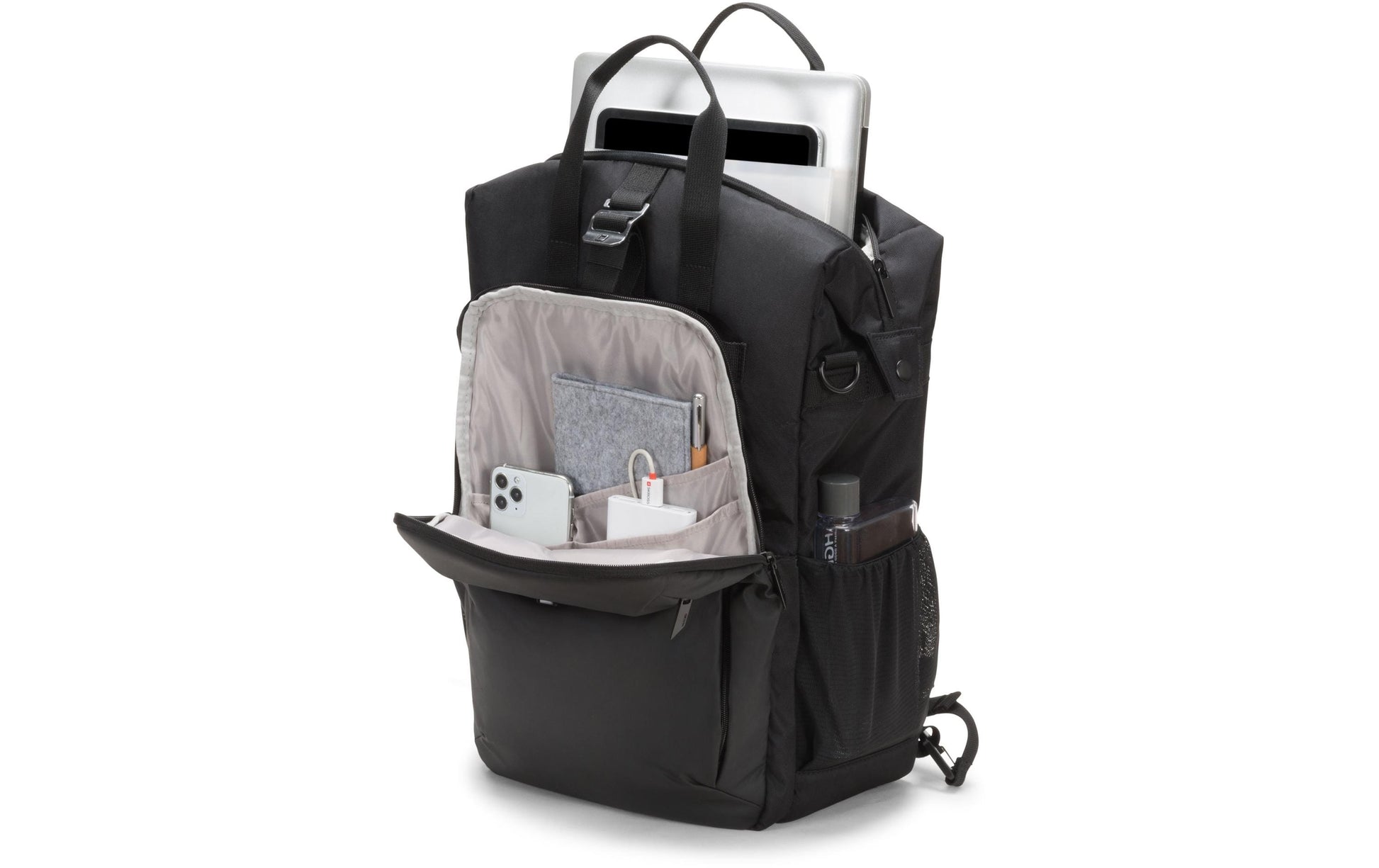 DICOTA Notebook-Rucksack bis 15" – für Microsoft Surface, mit Tabletfach – Schwarz