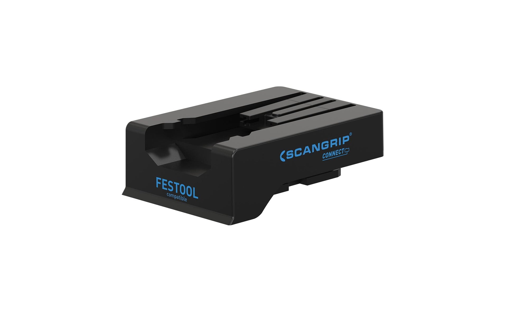 SCANGRIP Akku-Adapter – für FESTOOL 18 V/20 V – 1 Stk. – Schwarz, 110,1 × 76,1 × 38,3 mm