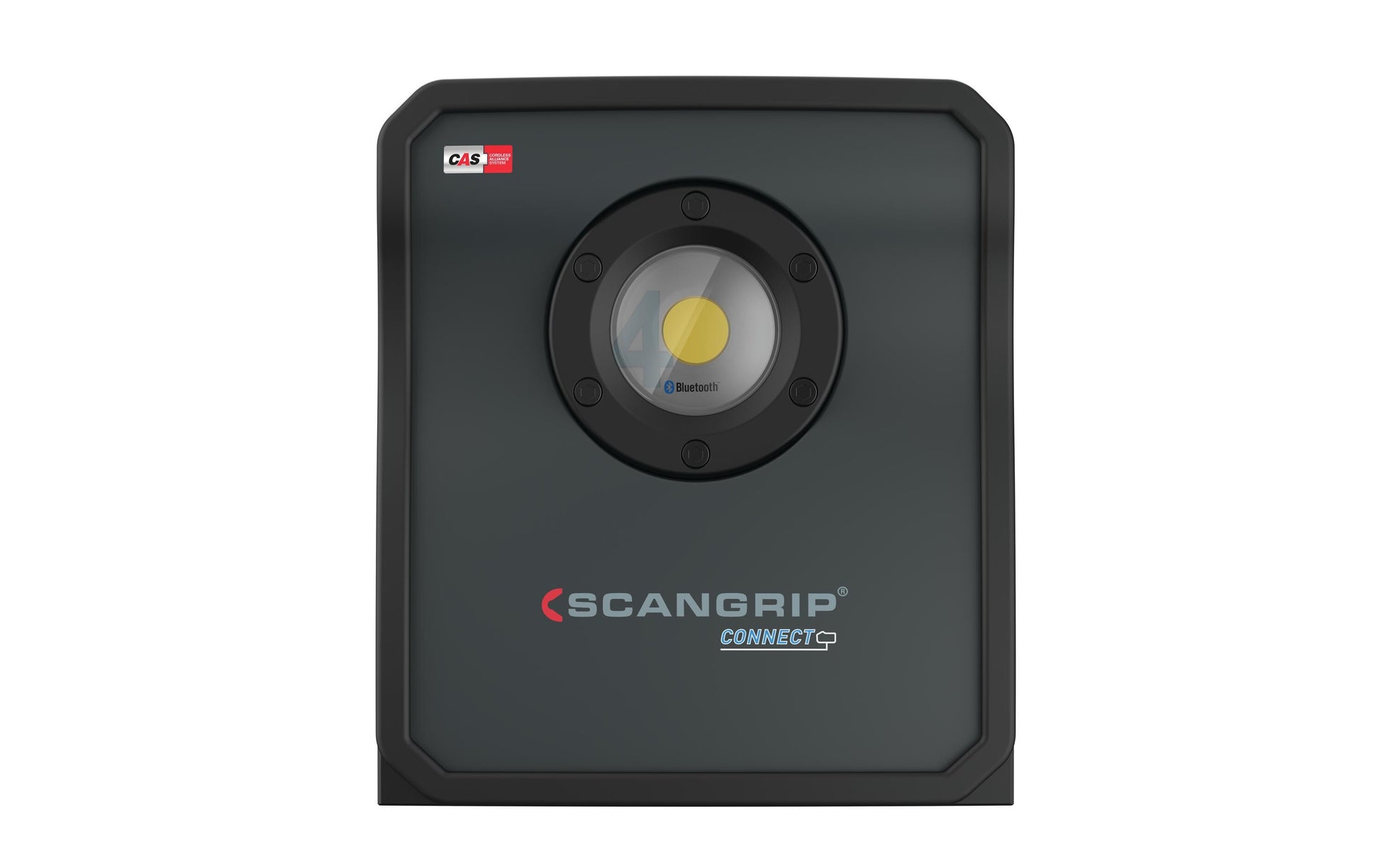 SCANGRIP Arbeitsleuchte Nova 4 Connect – 4000 lm, 30 W, IP65, Akku/Netz, dimmbar – Schwarz