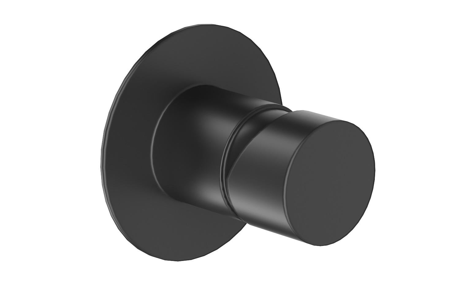 Webert ONE-B Unterputz-Badebatterie – Einhebelmischer, Metall, Schwarz