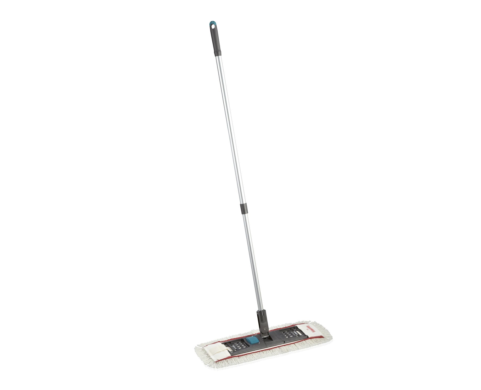 Leifheit Professionelles Flachwisch-System – Bodenwischer – Wischbreite 50 cm, Teleskopstiel, Silber