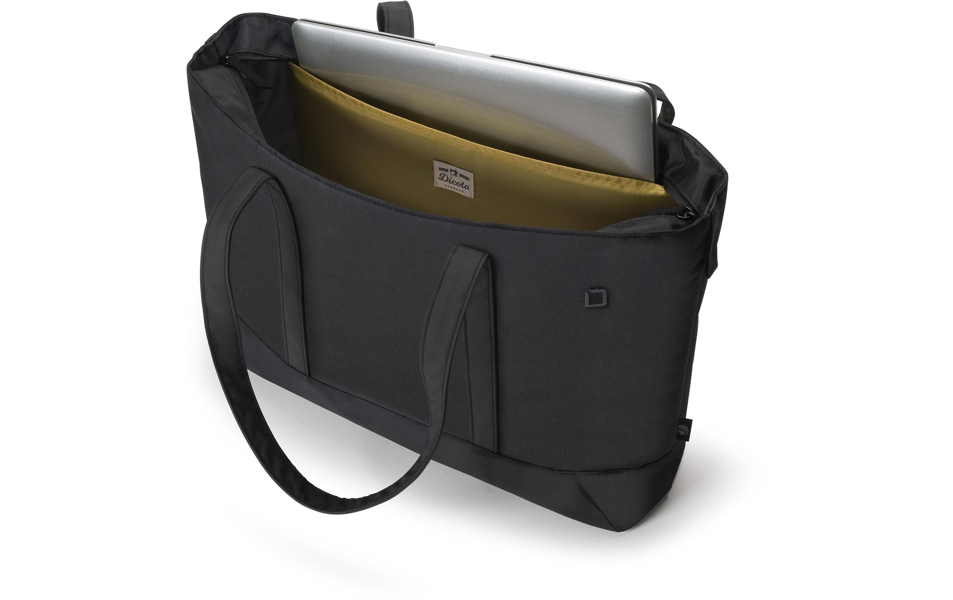 DICOTA Shopper Eco MOTION Notebook-Tasche bis 14,1" – Schulterriemen, Zusatzfächer – Schwarz
