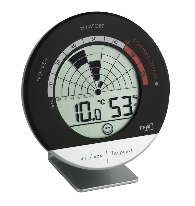 TFA-Dostmann TFA Dostmann Schimmel Radar Thermo-Hygrometer – -10 bis +60 °C