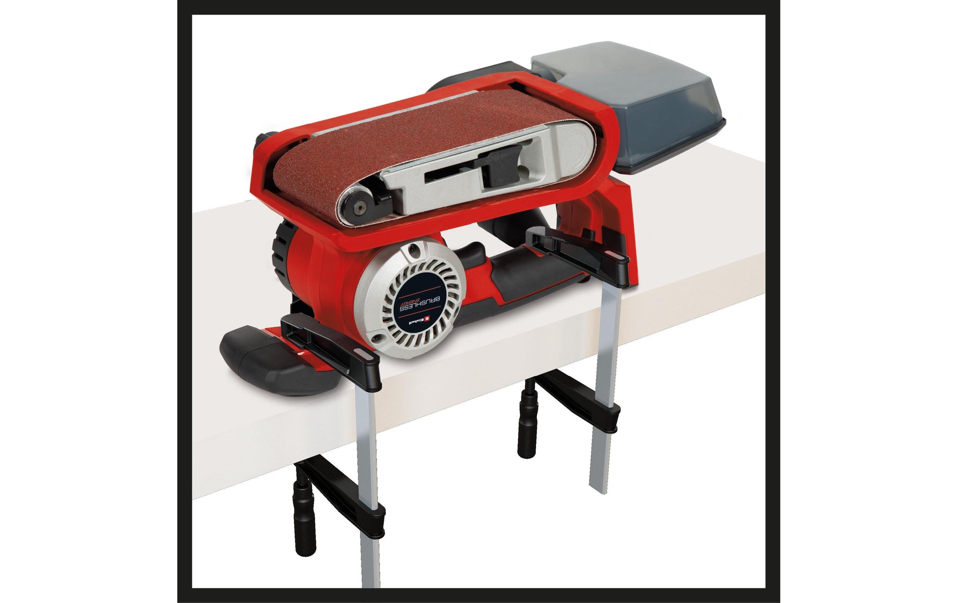 Einhell professional Einhell Bandschleifer TP-BS 18/457 Li BL – 18 V (Power X-Change) – Solo – Spannvorrichtung