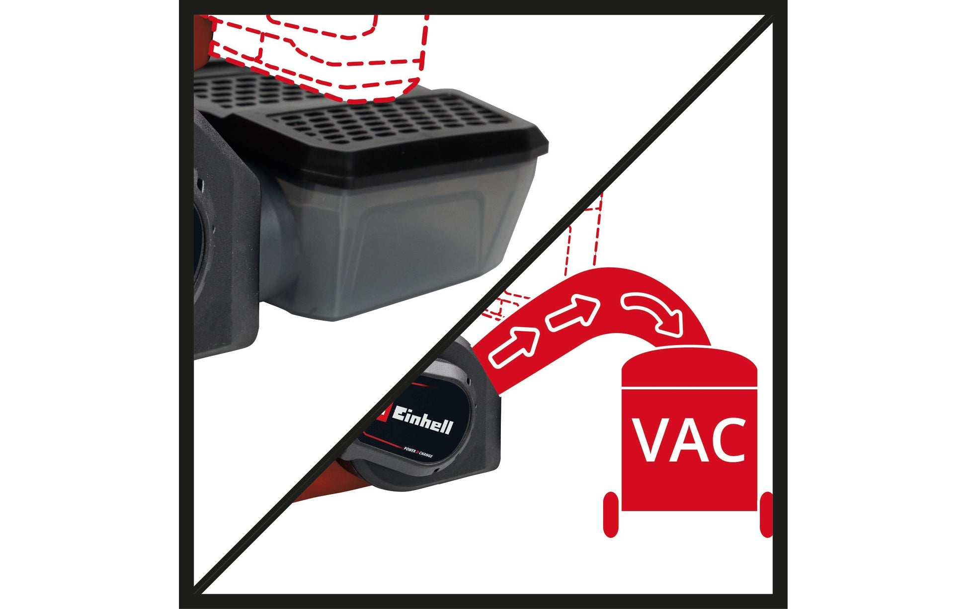 Einhell professional Einhell Bandschleifer TP-BS 18/457 Li BL – 18 V (Power X-Change) – Solo – Spannvorrichtung
