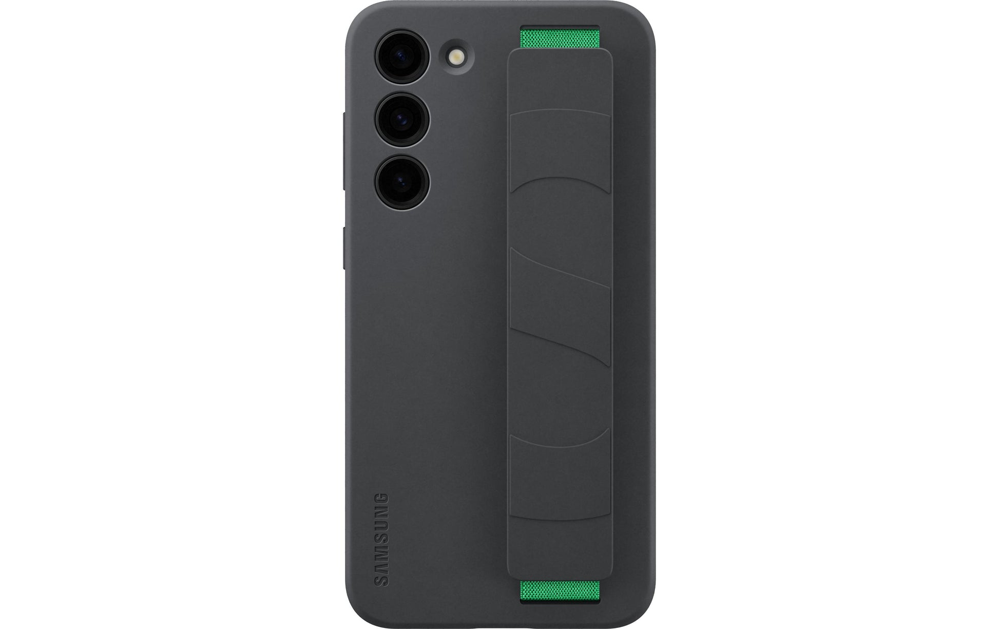 Samsung Backcover – für Samsung Galaxy S23+ – schwarz – Silikon, mit Kordel
