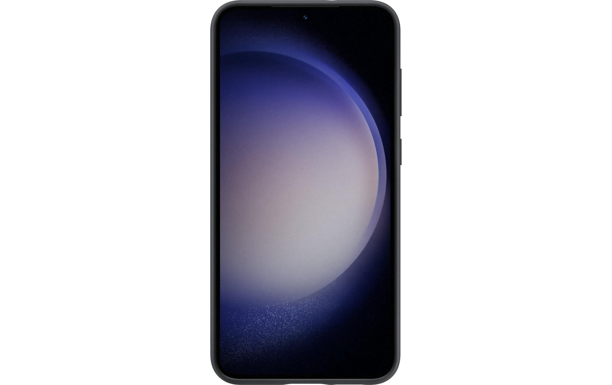 Samsung Backcover – für Samsung Galaxy S23+ – schwarz – Silikon, mit Kordel