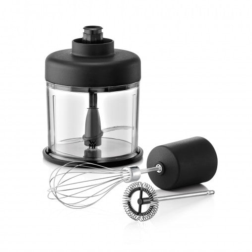 WMF LINEO Stabmixer – 1 l, 700 W, Zerkleinerer & Milchaufschäumer – schwarz/edelstahl