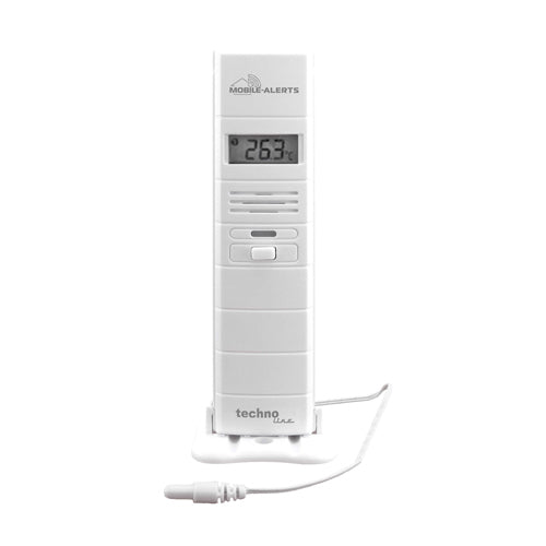 Technoline Mobile Alerts MA 10300 – Thermo-/Hygrosensor, Funk 868 MHz – Weiss, für Mobile-Alerts System