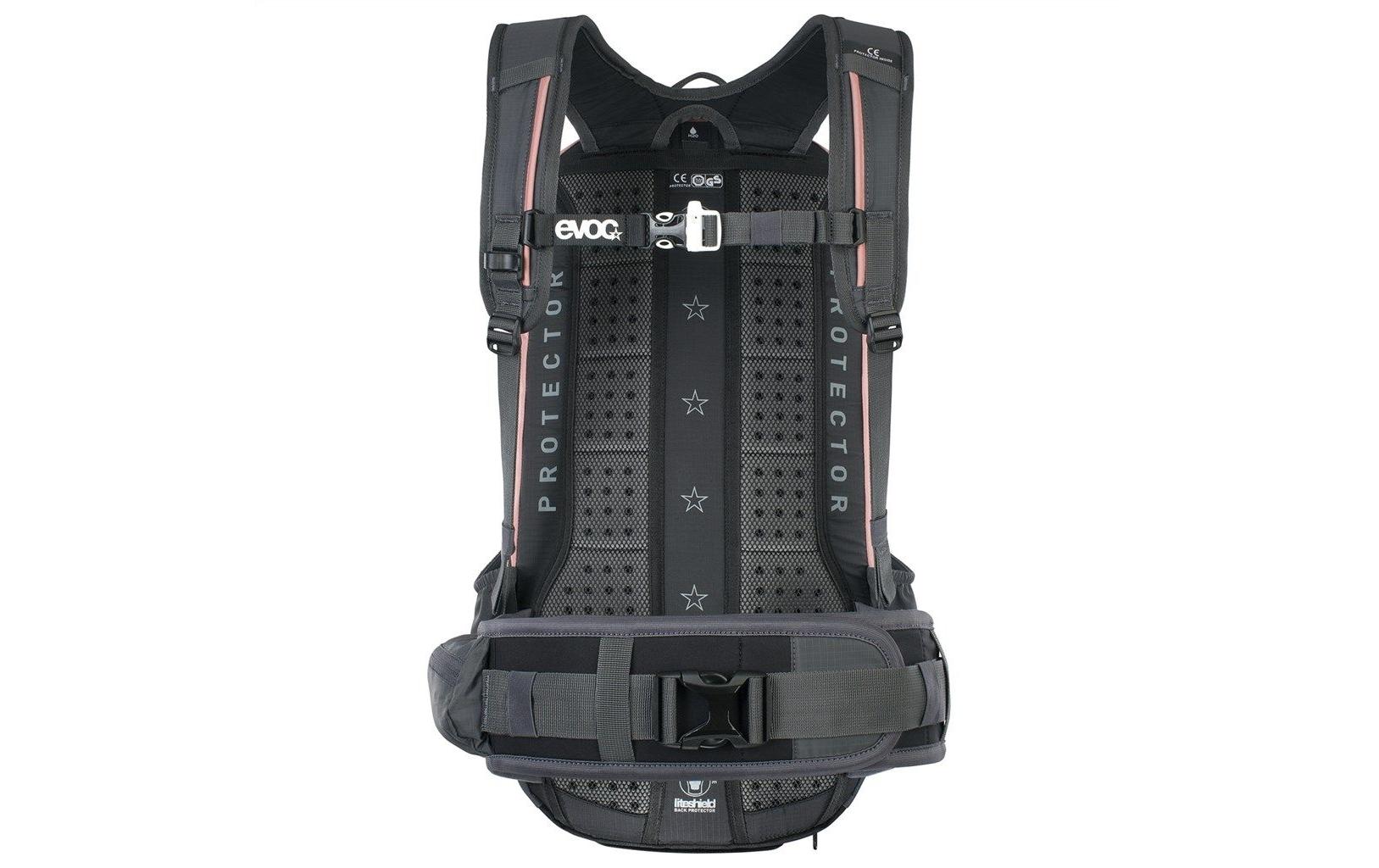 EVOC FR Enduro – Bike-Rucksack – 16 l, Trinksystem, Grau/Rosa