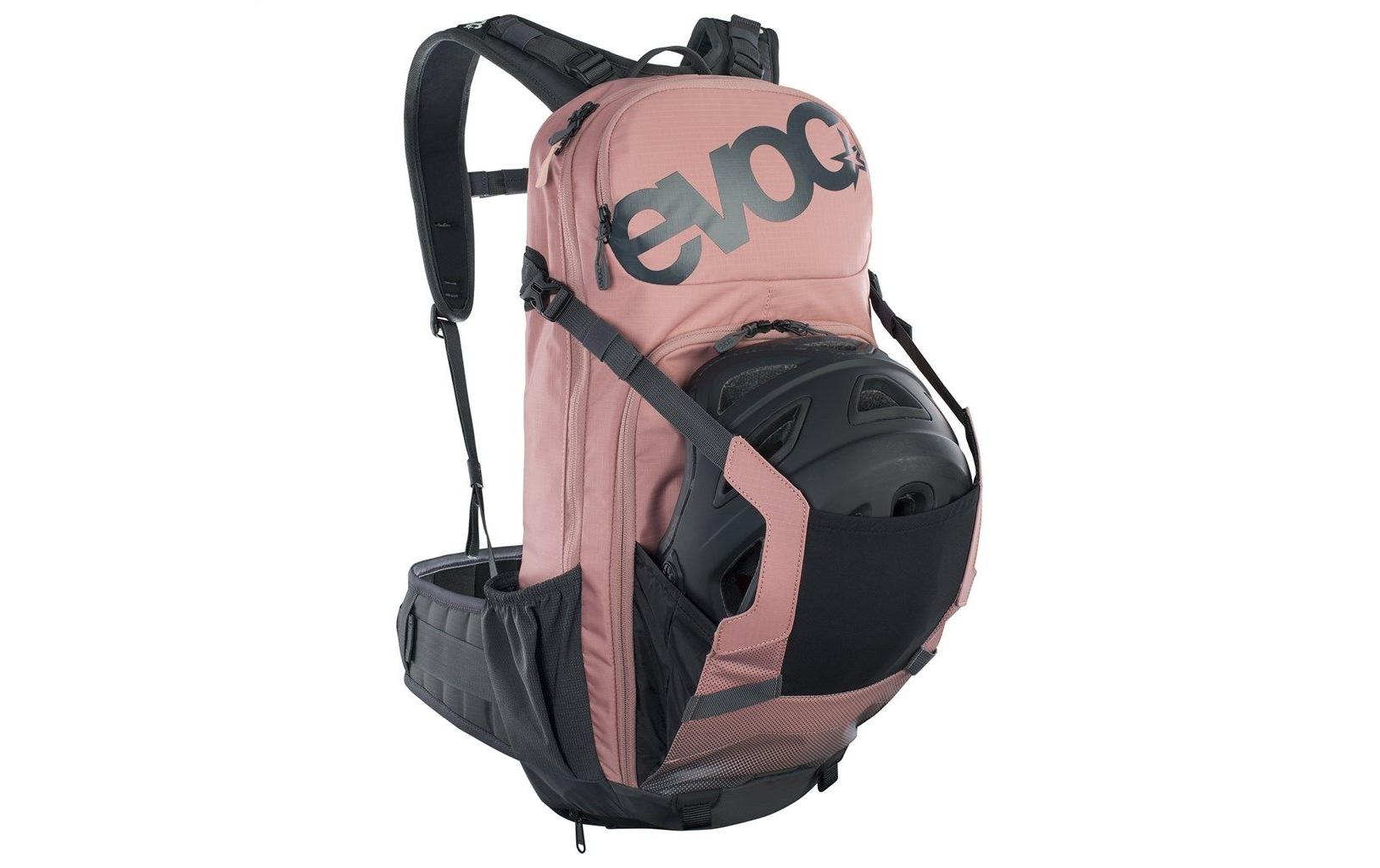 EVOC FR Enduro – Bike-Rucksack – 16 l, Trinksystem, Grau/Rosa