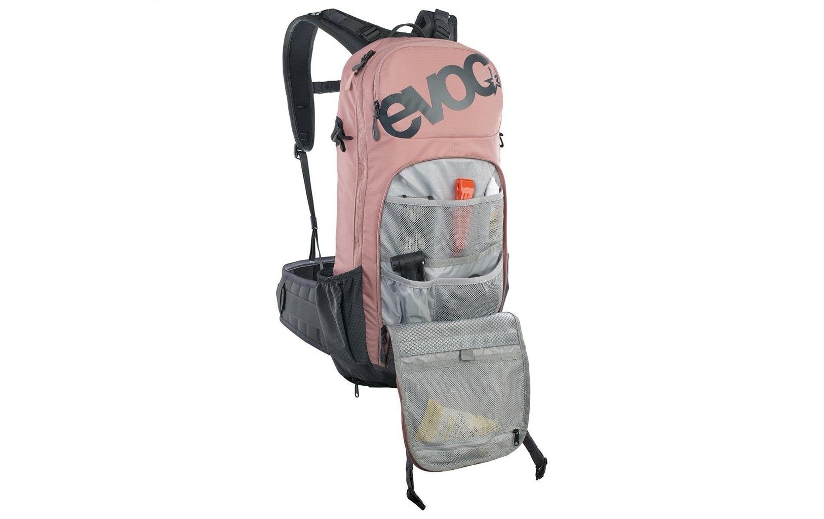 EVOC FR Enduro – Bike-Rucksack – 16 l, Trinksystem, Grau/Rosa