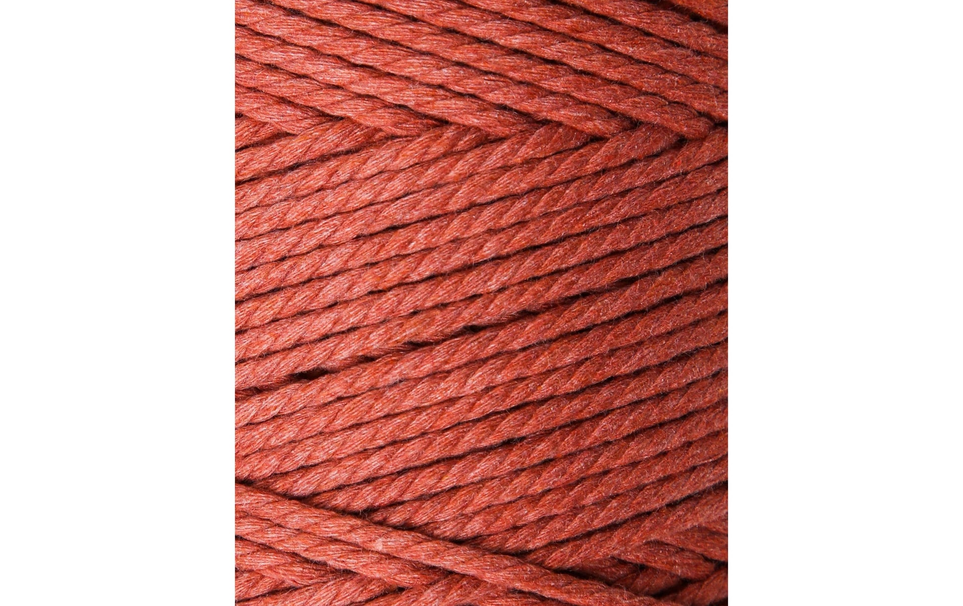 lalana Makramee-Kordel Rostbraun – Ø 2 mm, 500 g, 160 m, 80% Baumwolle/20% andere Fasern