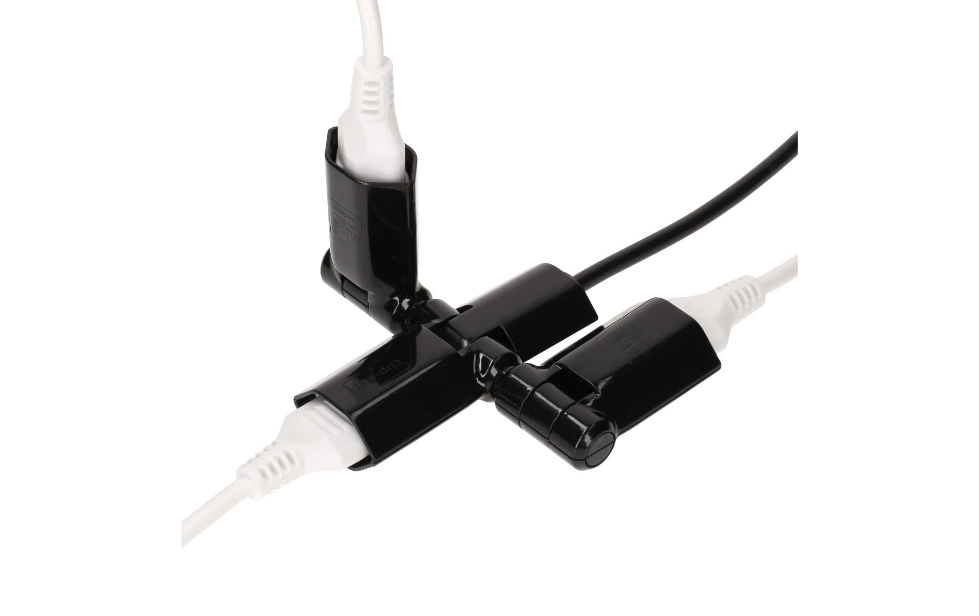 Max Hauri AG Max Hauri Steckdosenleiste – 3×T13, 2 m Kabel, Schalter, drehbar 130°, IP20