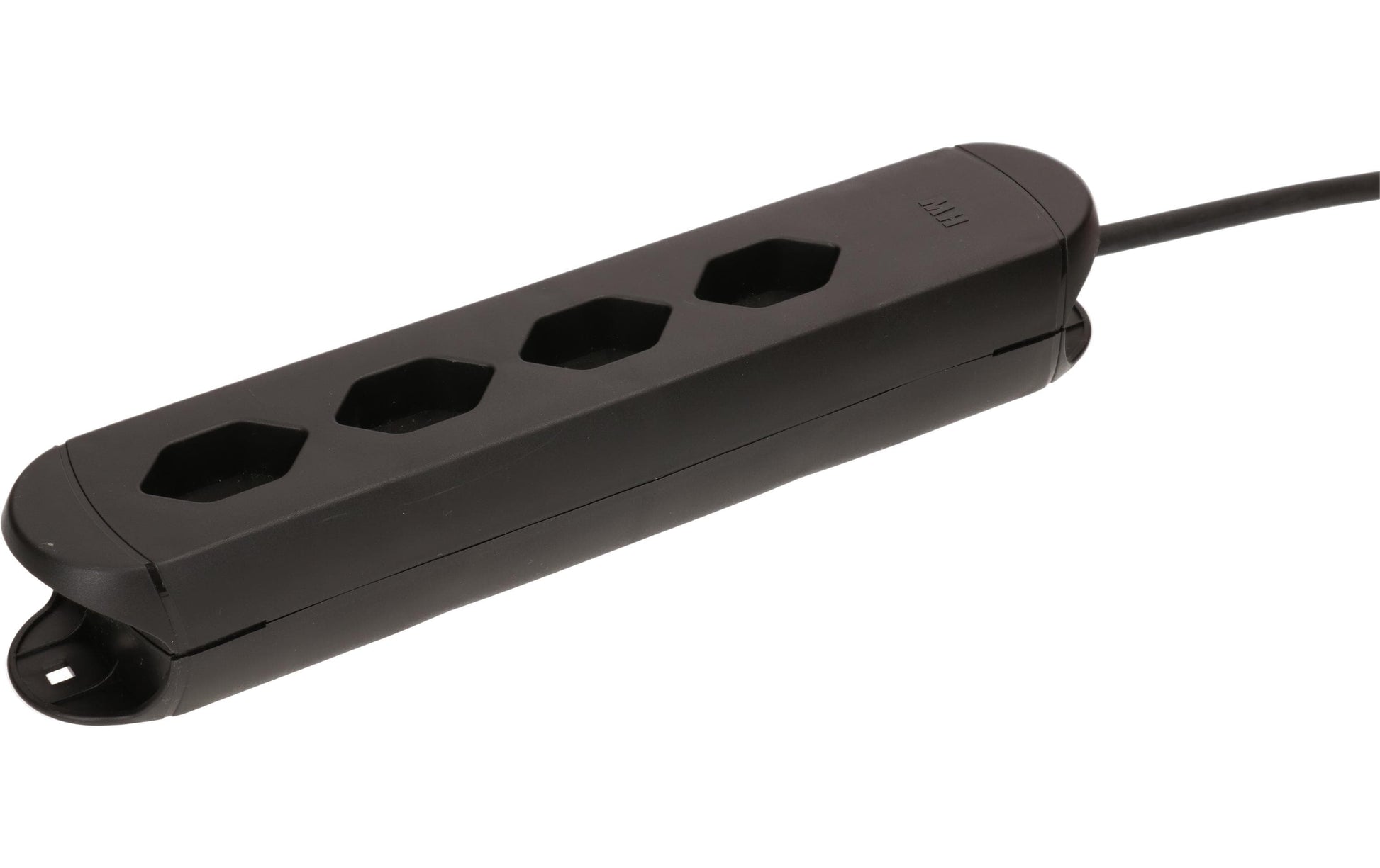 Max Hauri AG Max Hauri Construct Line Steckdosenleiste – 4× T13, 3 m, ohne Schalter, schwarz