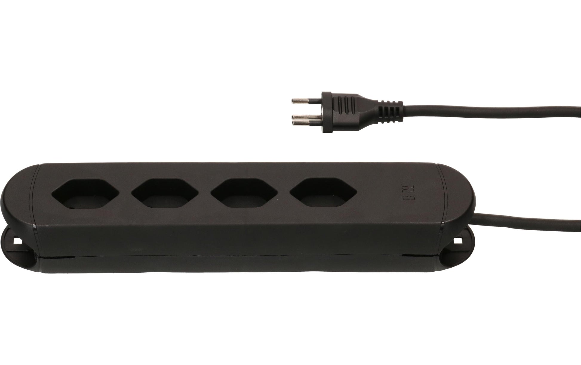 Max Hauri AG Max Hauri Construct Line Steckdosenleiste – 4× T13, 3 m, ohne Schalter, schwarz