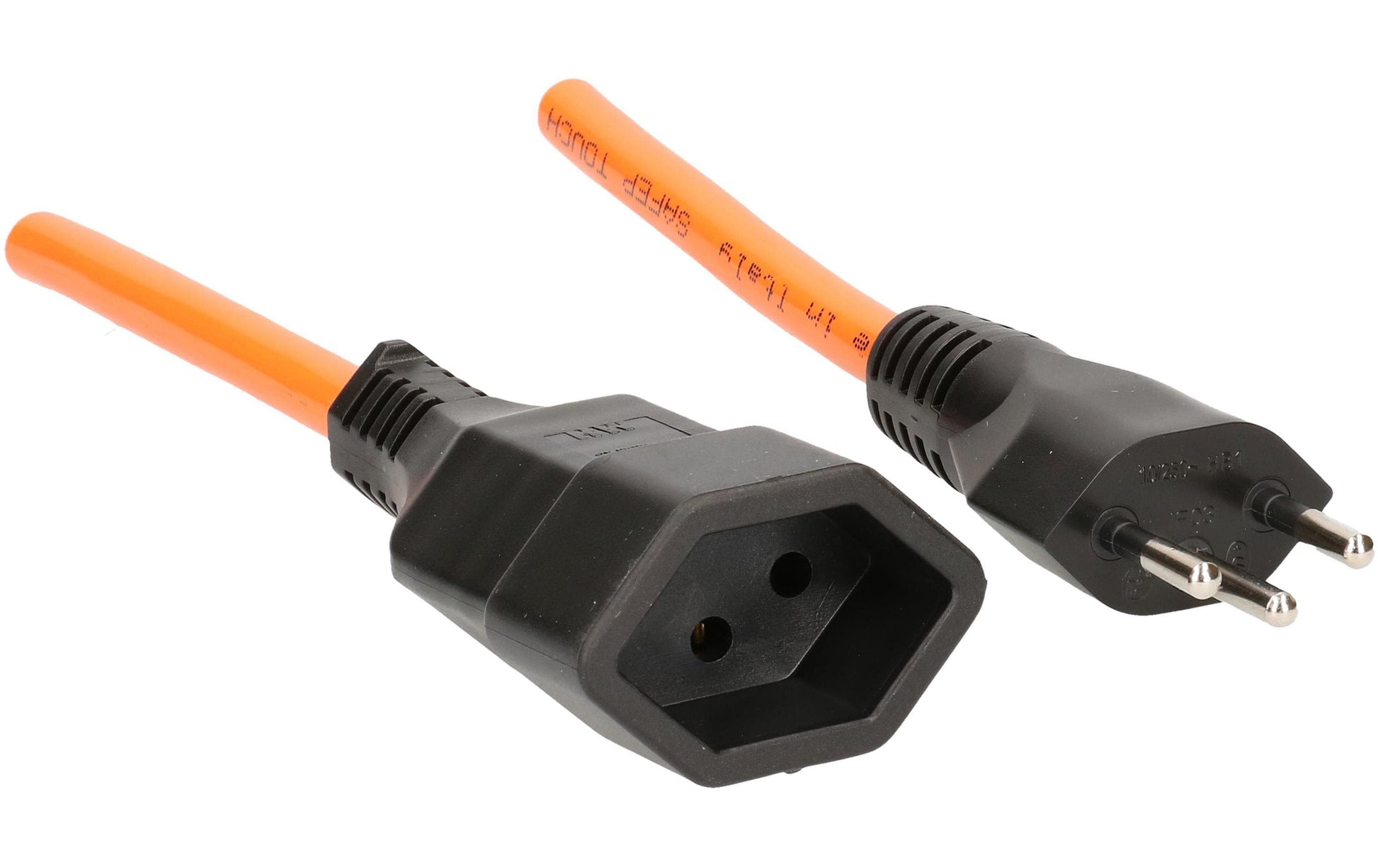 Max Hauri AG Max Hauri Verlängerungskabel – T13–T13, 5 m, 3×1 mm², orange