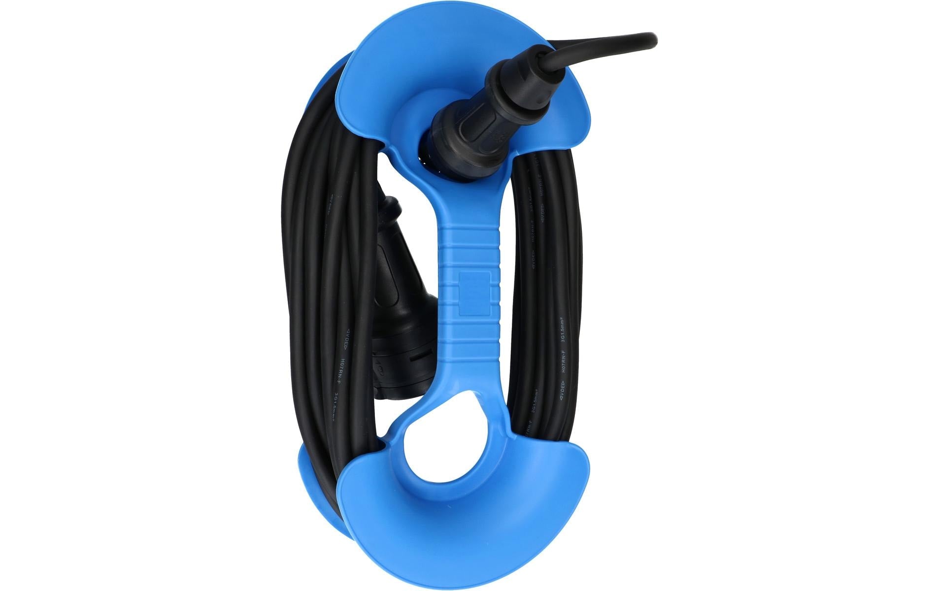 MaxTex Kabelhalter, Universal, Polypropylen (PP), 365×165×80 mm – Blau