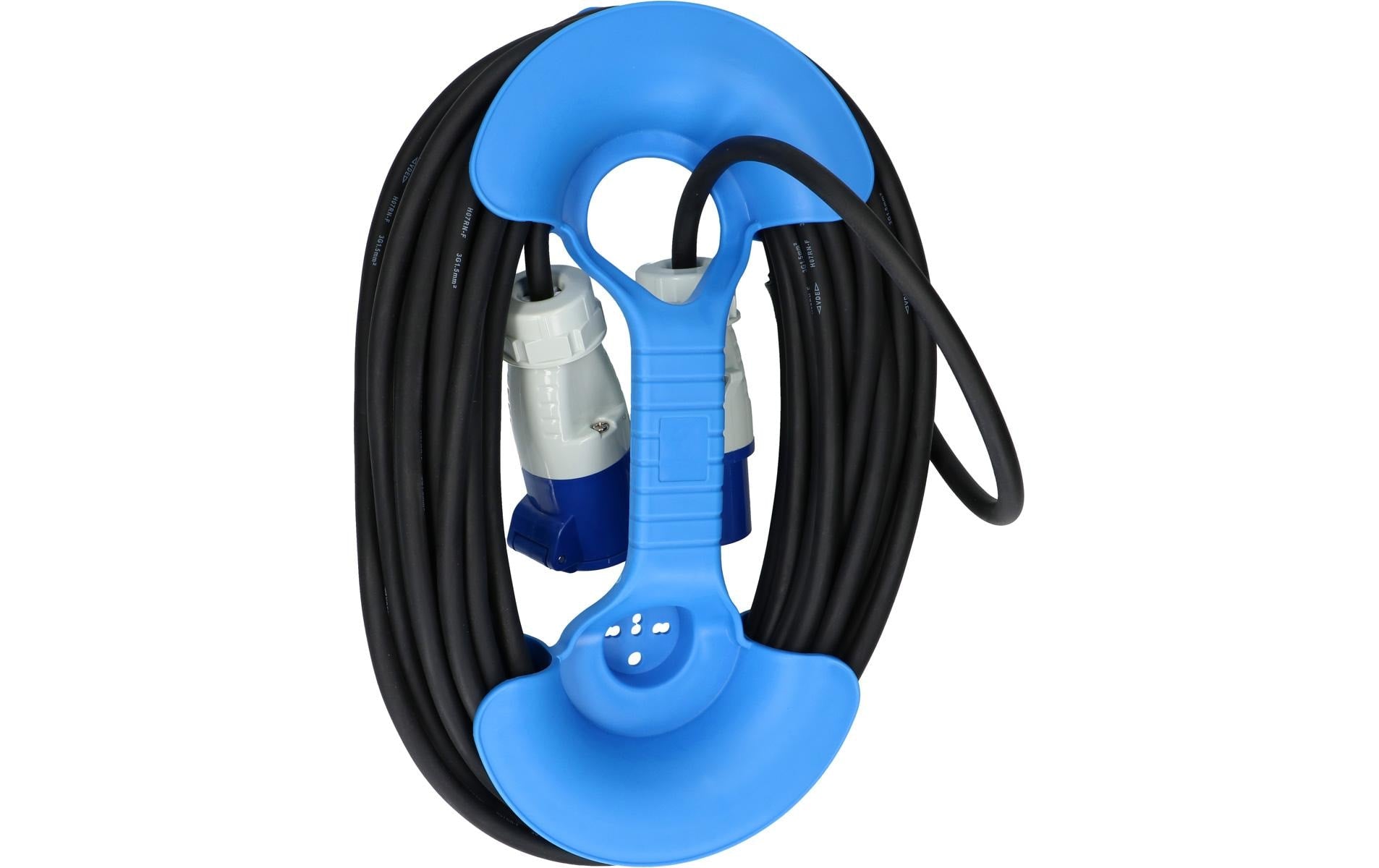 MaxTex Kabelhalter, Universal, Polypropylen (PP), 365×165×80 mm – Blau