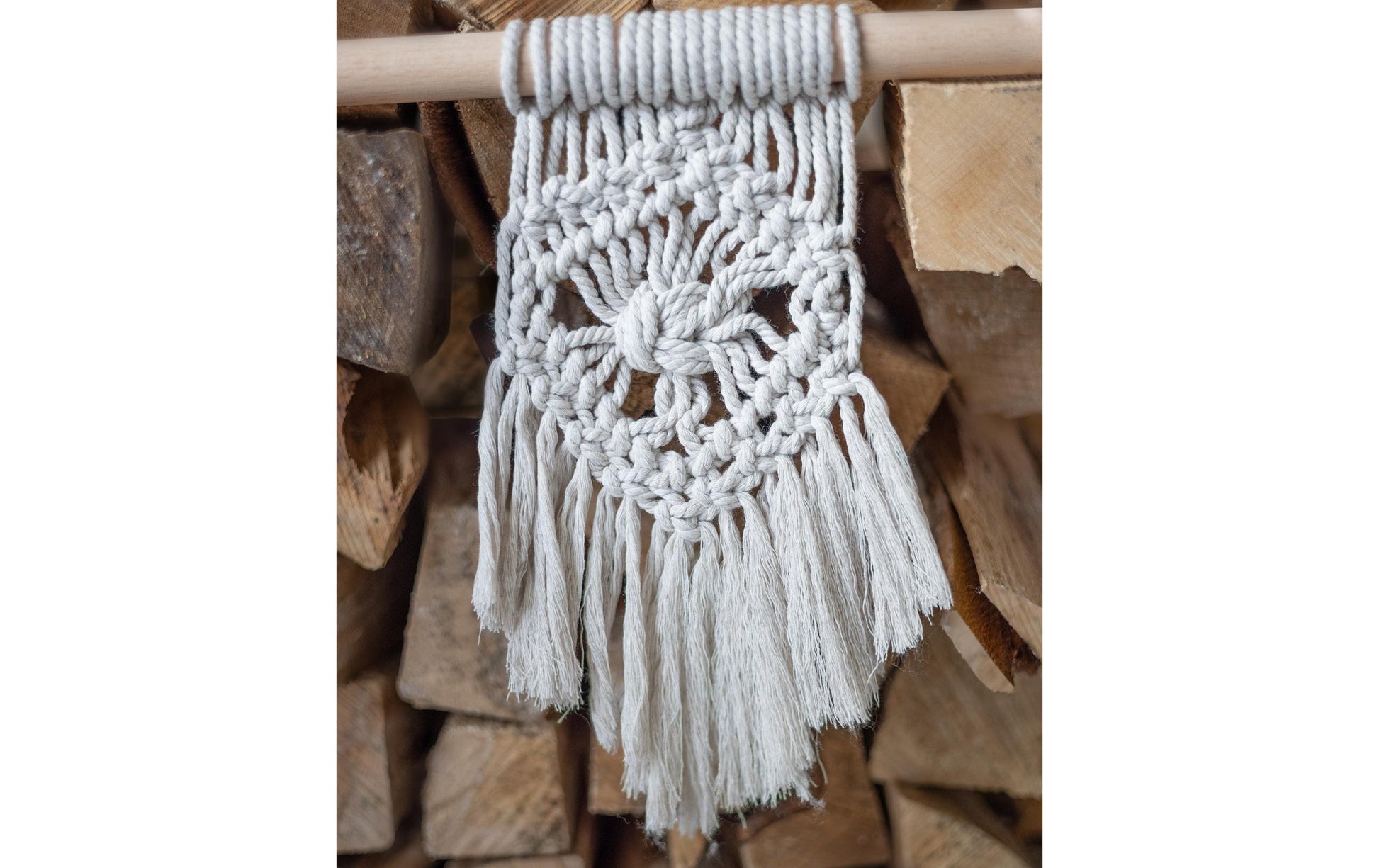 lalana Makramee-Kordel Khaki – Ø 3 mm, 330 g, 90 m, 80% Baumwolle/20% andere Fasern