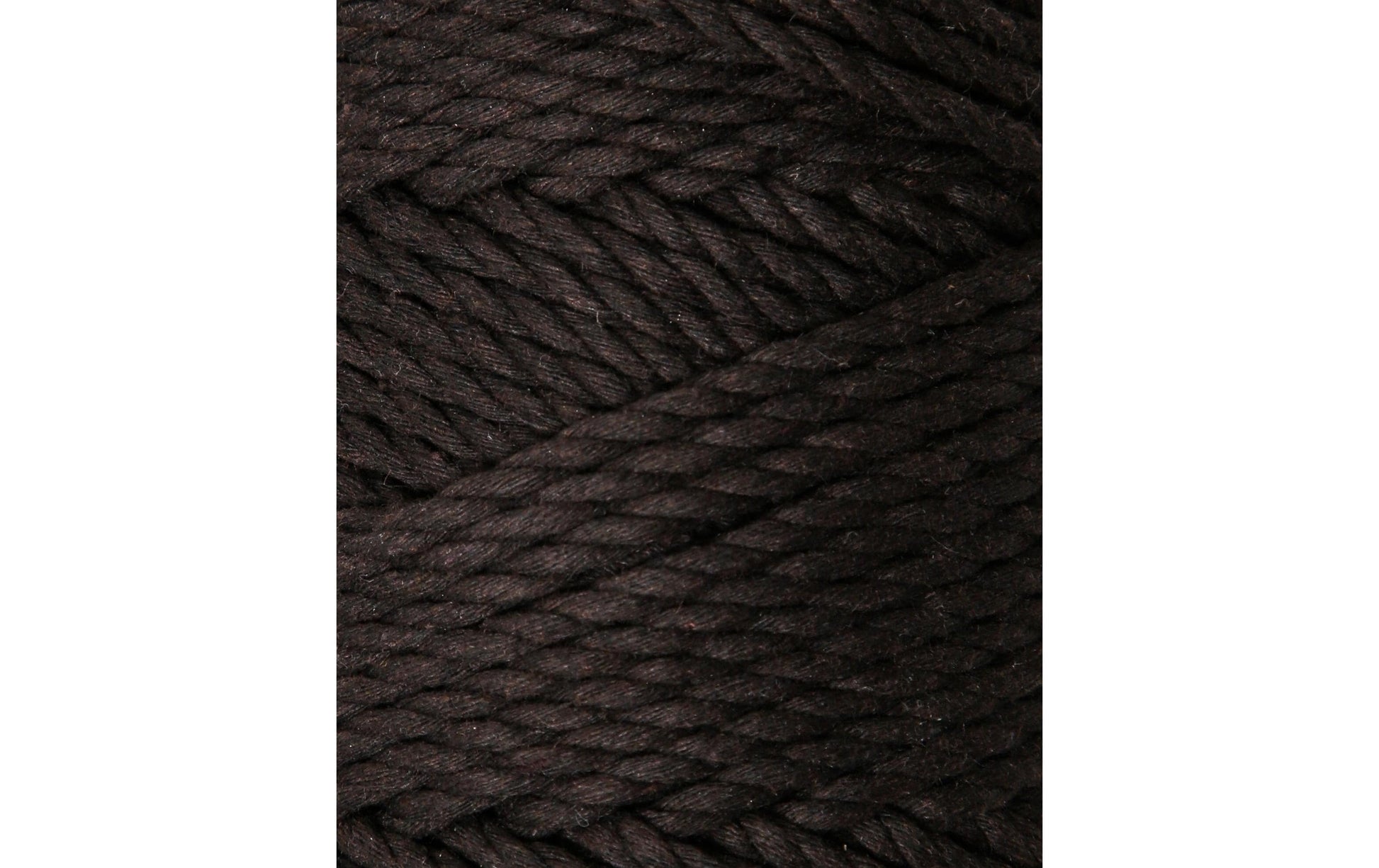lalana Makramee-Kordel Dunkelbraun – Ø 3 mm, 330 g, 90 m, 80% Baumwolle/20% andere Fasern
