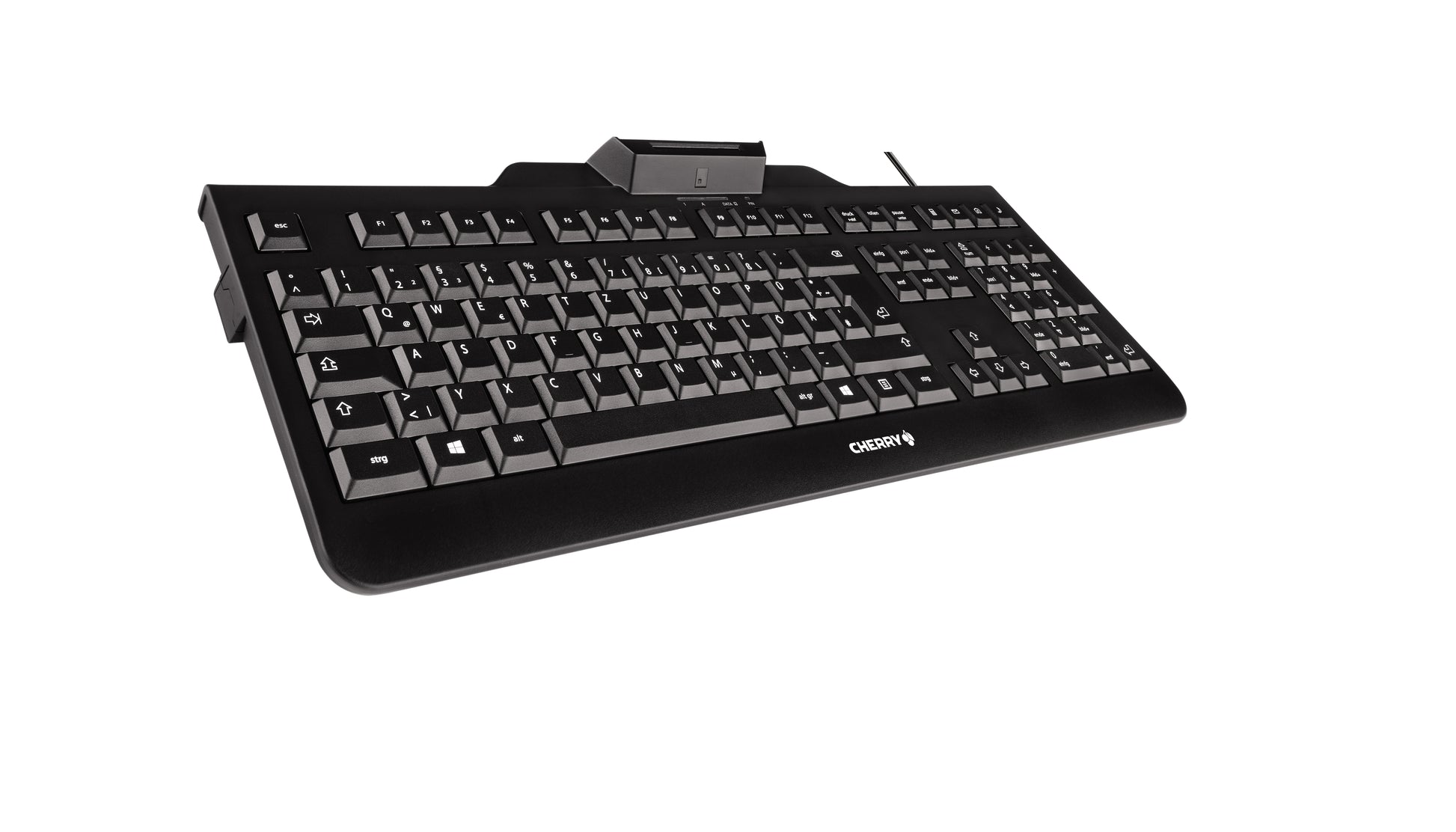 CHERRY KC 1000 SC – Tastatur, kabelgebunden (USB), UK-Layout (EN) – für Windows, macOS & Linux