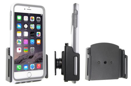 Brodit Auto-Halterung, schwenkbar, neigbar – für iPhone 6 Plus – Schwarz, ABS