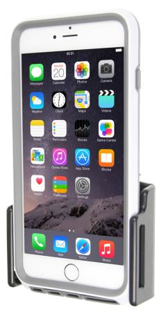 Brodit Auto-Halterung, schwenkbar, neigbar – für iPhone 6 Plus – Schwarz, ABS