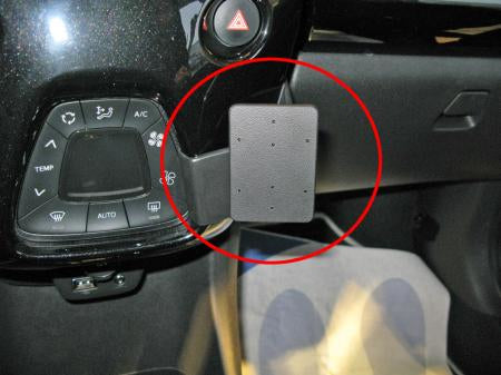 Brodit ProClip Halter – Auto-Halterung – für Toyota AYGO, Citroen C1, Peugeot 108 – Schwarz