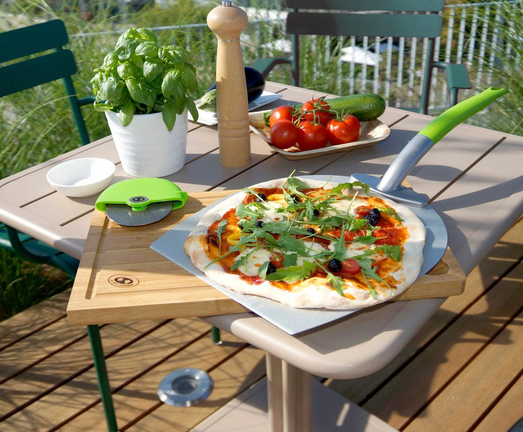 OUTDOORCHEF Pizzaschaufel 69,3 × 35 × 10,5 cm, Kunststoff/Aluminium, Silber
