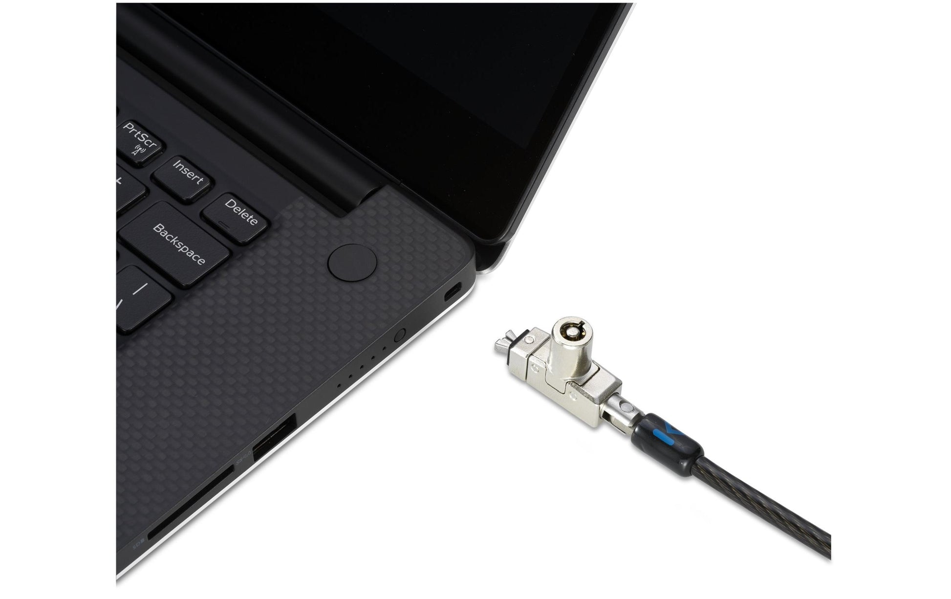 Kensington Slim N17 2.0 Notebookschloss – für ultradünne und 2-in-1-Notebooks, schwarz