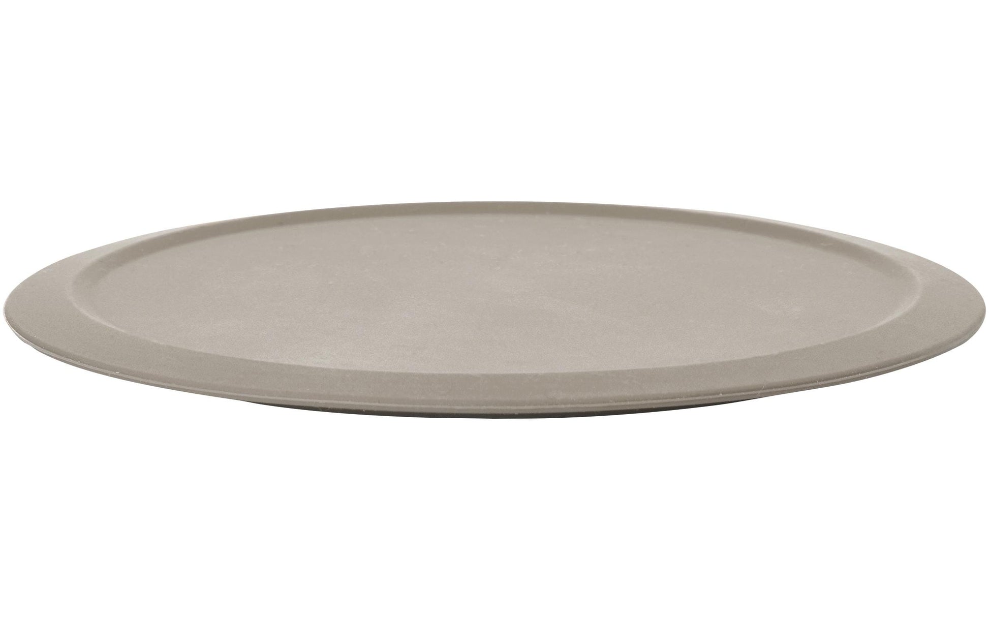Zone Denmark Glasuntersetzer – 6er Set, Ø 10 cm, H 3,1 cm, Silikon/Metall, Taupe