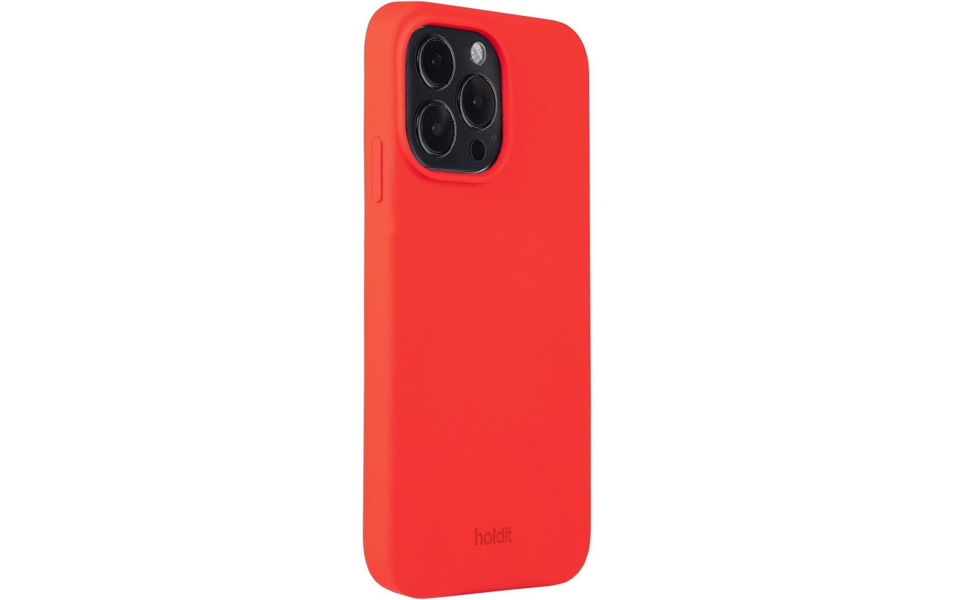 Holdit Backcover – für Apple iPhone 14 Pro Max, Silikon, Chili Red, stossdämpfend
