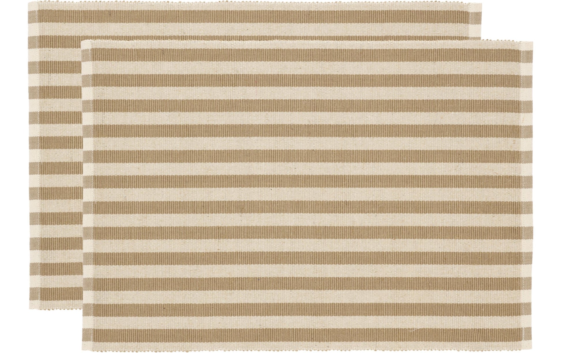 Södahl Tischset – Baumwolle/Jute, Beige, 48 × 33 cm – 2er-Set
