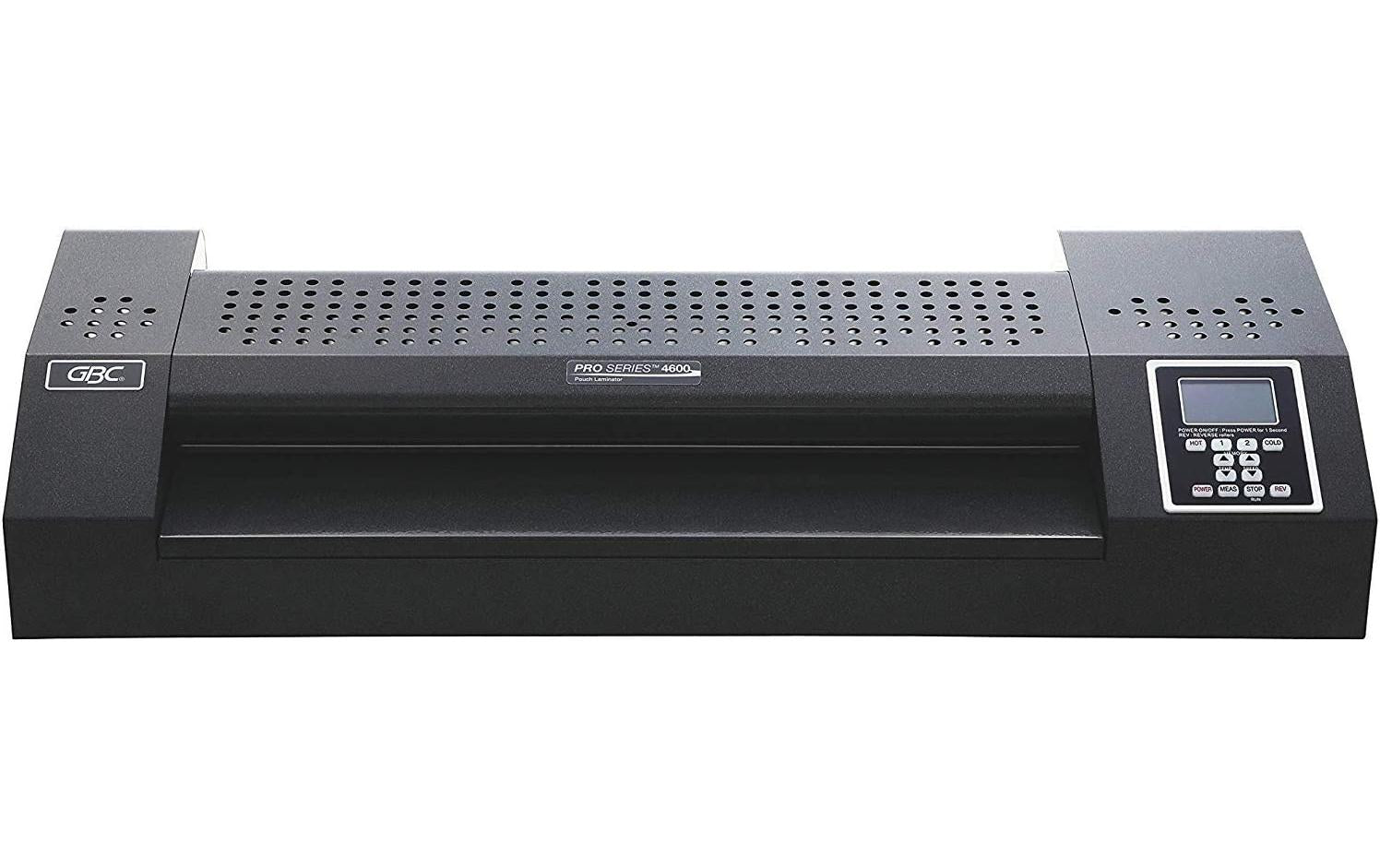 GBC ProSeries 4600 Laminiergerät A2 – 6-Rollen, 350 µm, Kaltlamination, Aufheizzeit 2,5 Min., Schwarz