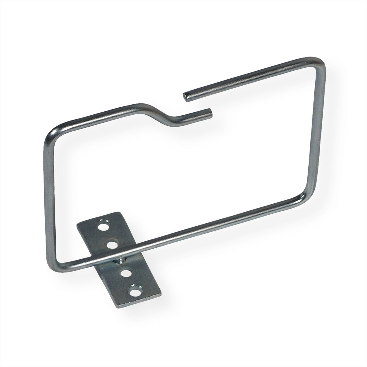 Conteg 140×100 mm – Kabelöse – 19" Rack, 1U, 10 Stk., silberfarben