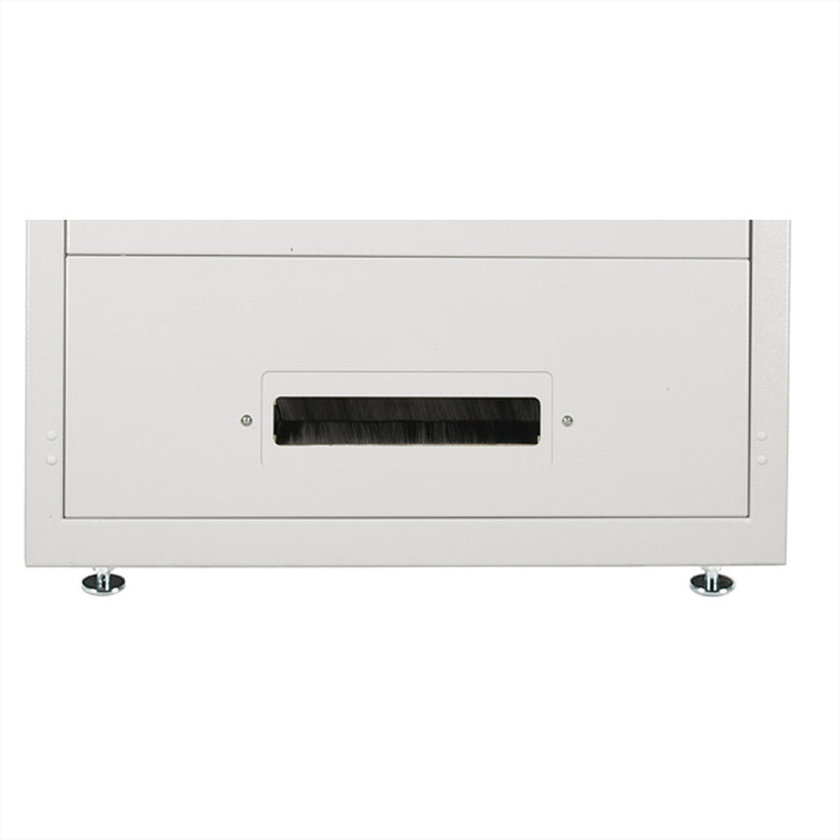 Conteg DP-KP-KAR – 19" Kabelführung, Bürstenleiste, 300 × 100 mm, für ROF, RI7, RMF, Schwarz