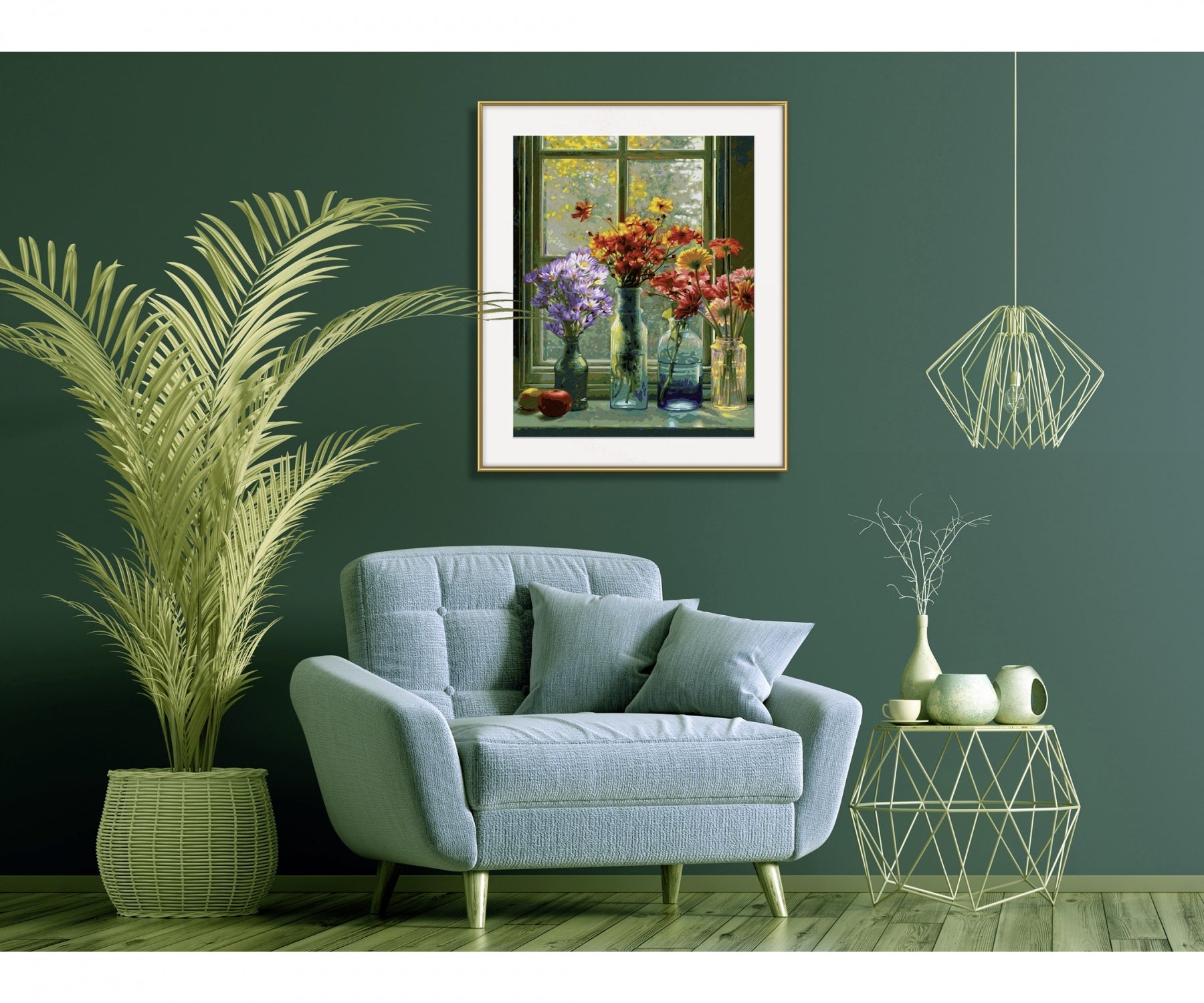 Schipper Blumenliebe – Malen-nach-Zahlen-Set – Blumen – 40 × 50 cm – 36 Farben – ab 14 Jahren