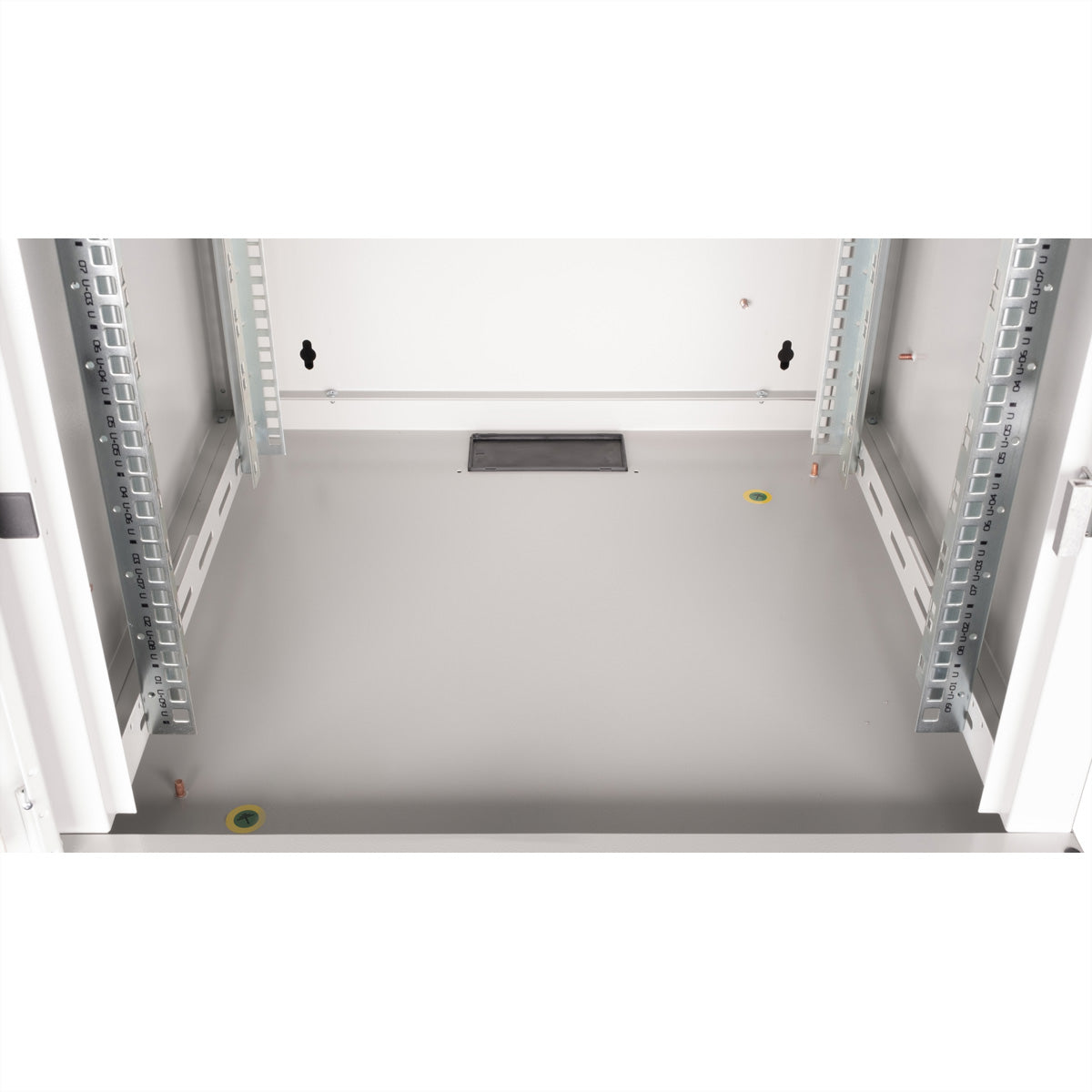 ROLINE Pro – 19" Wandverteiler 9U, IP20, abschliessbar, 600 × 600 × 505 mm, lichtgrau, Stahl