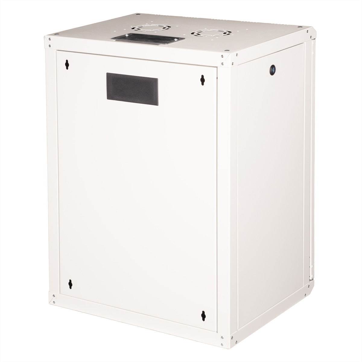 ROLINE Pro – 19" Wandverteiler 16U, IP20, abschliessbar, 600 × 450 × 818 mm, lichtgrau, Stahl